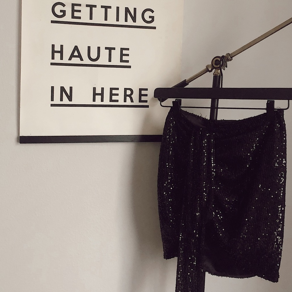 Lioness Sequin Mini Skirt